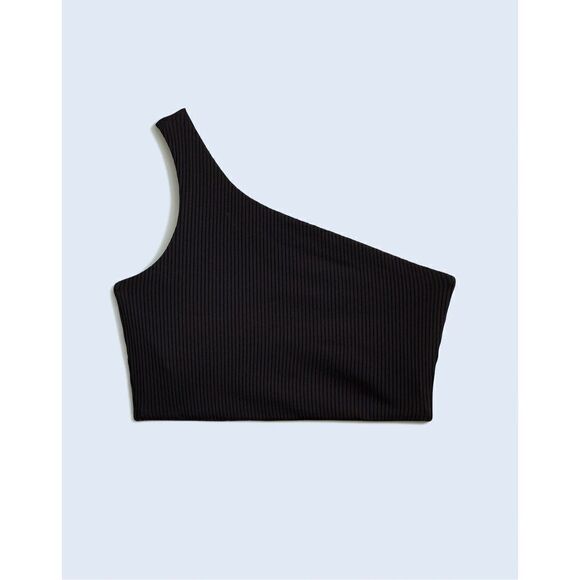 $68 NWT Madewell Longline swim one shoulder swim top size small m2 - Picture 2 of 5